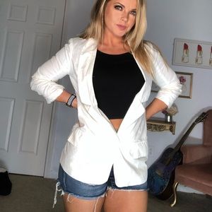 White blazer